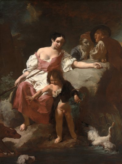 Scena pasterska, 1740. autorstwa Giovanni Battista Piazzetta