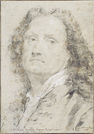 Autoportret, 1735 autorstwa Giovanni Battista Piazzetta