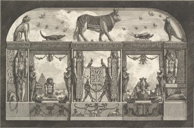 Starożytny egipski ornament, 1769. autorstwa Giovanni Battista Piranesi