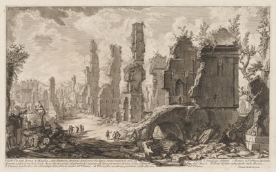 Starożytności Rzymu: Droga Appijska autorstwa Giovanni Battista Piranesi
