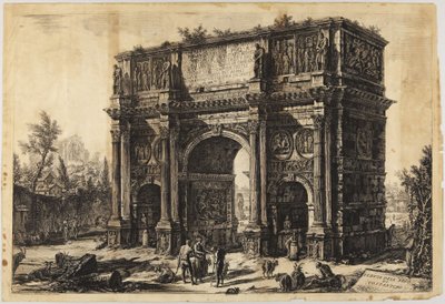 Łuk Konstantyna autorstwa Giovanni Battista Piranesi