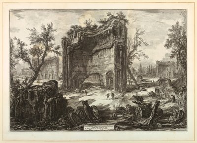 Łaźnie Trajana autorstwa Giovanni Battista Piranesi