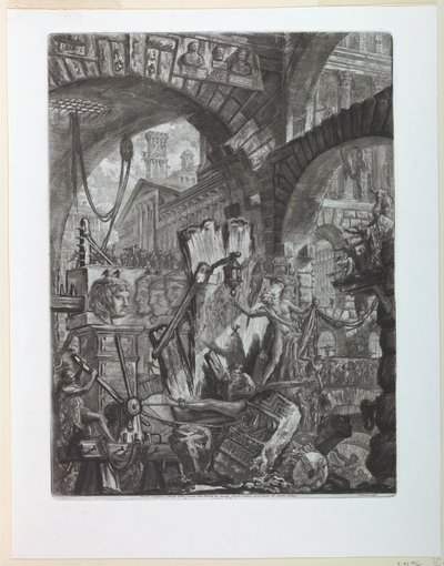 Więzienia serii Plate II autorstwa Giovanni Battista Piranesi