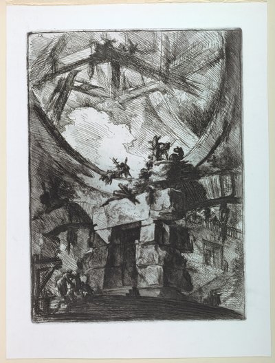 Seria Carceri, płyta IX autorstwa Giovanni Battista Piranesi