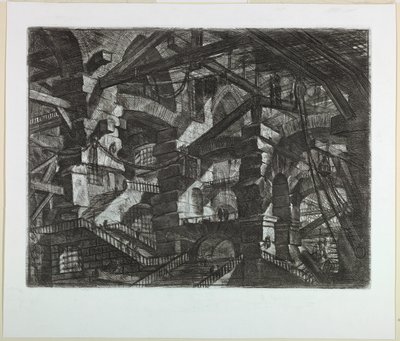 Seria Carceri, płyta XIV autorstwa Giovanni Battista Piranesi