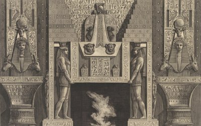 Kominek w stylu egipskim..., 1769. autorstwa Giovanni Battista Piranesi