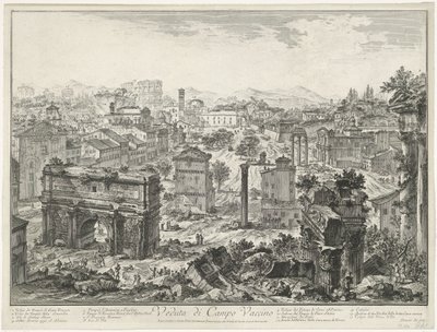 Forum Romanum te Rome Veduta di Campo Vaccino (title on object) Gezichten op Rome (series title) Vedute di Roma disegnate ed incise da Giambattista Piranesi architetto Ve(nez)iano (series title)   1368241   pl       polish Successfully Translated  Original autorstwa Giovanni Battista Piranesi