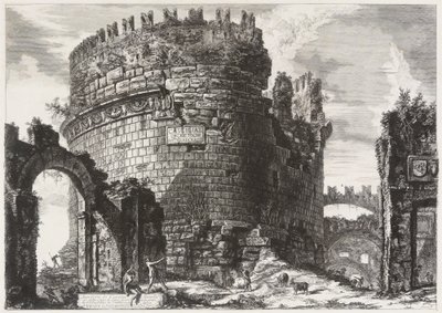 Grobowiec Cecylii Metelli autorstwa Giovanni Battista Piranesi