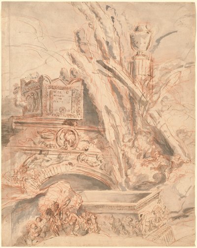 Grottesco z grobowcem Nerona autorstwa Giovanni Battista Piranesi