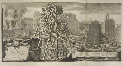 Giovanni Battista Piranesi, członek Królewskiego Towarzystwa Antykwariatów, Campus Martius starożytnego Rzymu autorstwa Giovanni Battista Piranesi