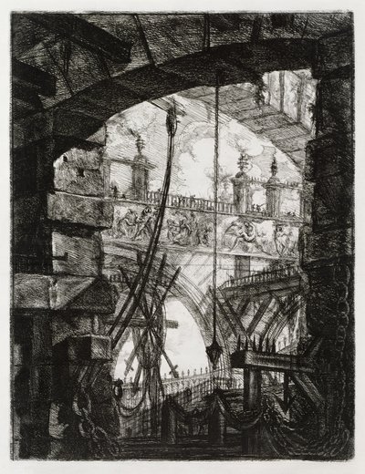 Wielki plac autorstwa Giovanni Battista Piranesi