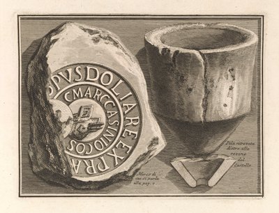 Ruiny Zamku autorstwa Giovanni-Battista Piranesi