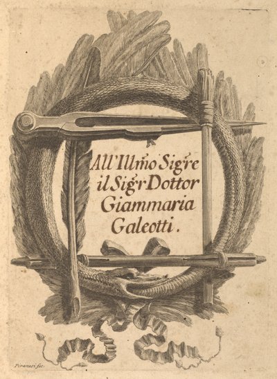 Listy z usprawiedliwieniem napisane do pana Charlemonta i jego agentów w Rzymie autorstwa Giovanni Battista Piranesi