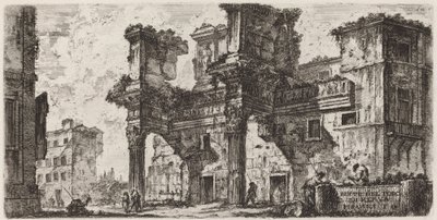 Część Forum Nerva autorstwa Giovanni Battista Piranesi