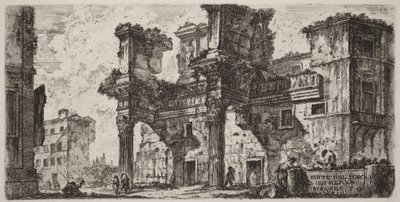 Część Forum Nerwy autorstwa Giovanni Battista Piranesi