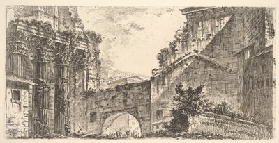 Tablica 15: Forum Augusta Forum Augusta, ca. 1748. autorstwa Giovanni Battista Piranesi