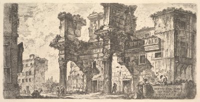 Płyta 1: Część Forum Nerwy Część Forum Nerwy, ca. 1748. autorstwa Giovanni Battista Piranesi