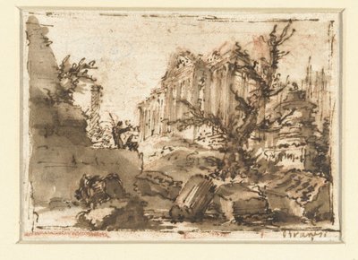 Rzymskie ruiny autorstwa Giovanni Battista Piranesi