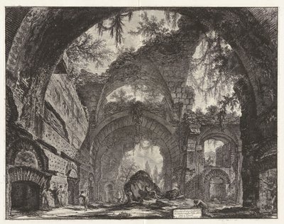 Ruiny d autorstwa Giovanni Battista Piranesi
