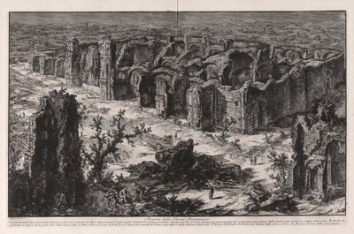 Ruiny Łaźni Antonine [Łaźni Karakalli]), z Vedute di Roma (Widoki Rzymu) autorstwa Giovanni Battista Piranesi