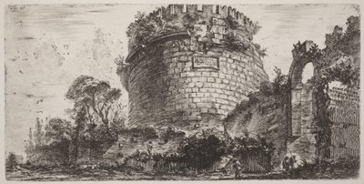 Grobowiec Metelli, zwany Capo di Bove autorstwa Giovanni Battista Piranesi