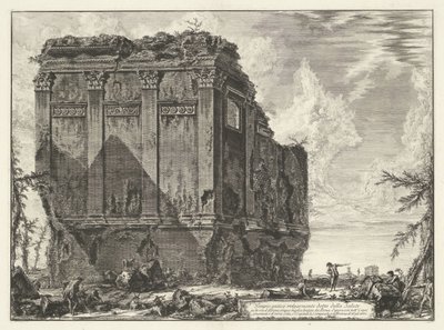 Tempel van Salus koło Rzymu Starożytna świątynia powszechnie znana jako della Salute na Via d