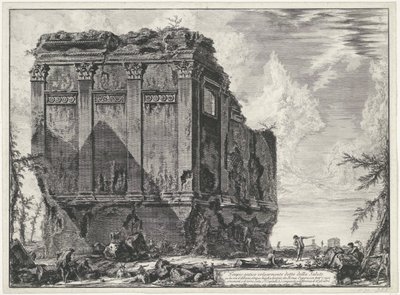 Tempel van Salus koło Rzymu Starożytna świątynia powszechnie znana jako della Salute na Via d