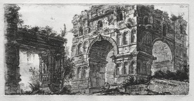 Świątynia Diany. autorstwa Giovanni Battista Piranesi