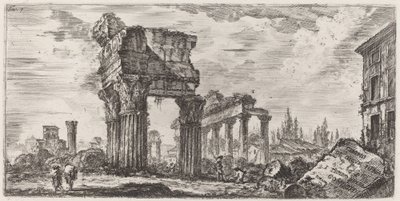 Świątynia Jowisza Gromu autorstwa Giovanni Battista Piranesi