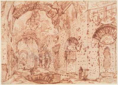 Canopus z Villa Adriana w Tivoli autorstwa Giovanni Battista Piranesi