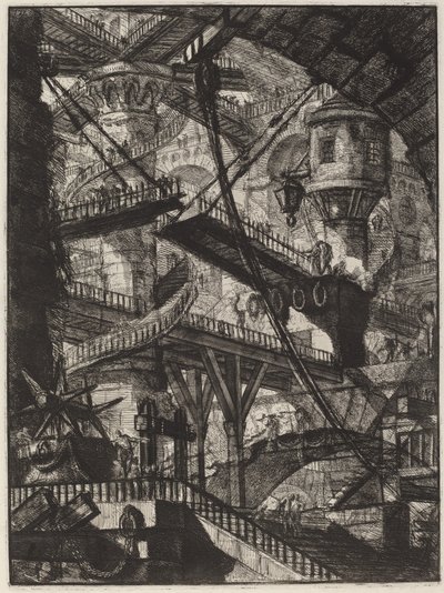 Most zwodzony autorstwa Giovanni Battista Piranesi