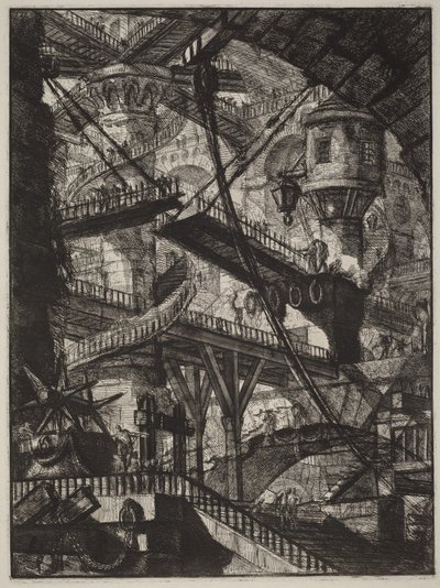Most zwodzony autorstwa Giovanni Battista Piranesi