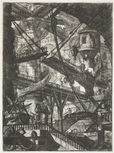 Most zwodzony autorstwa Giovanni Battista Piranesi