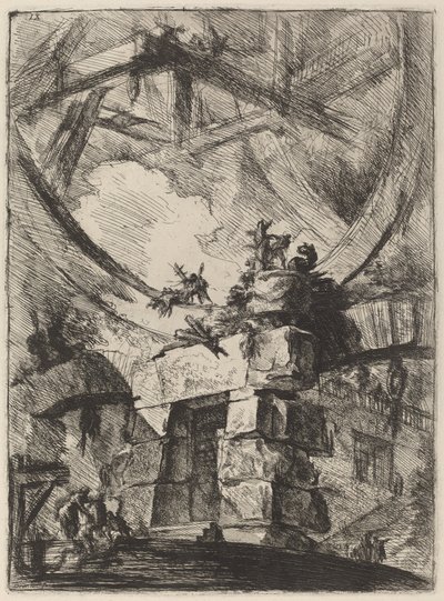 Olbrzymie koło autorstwa Giovanni Battista Piranesi