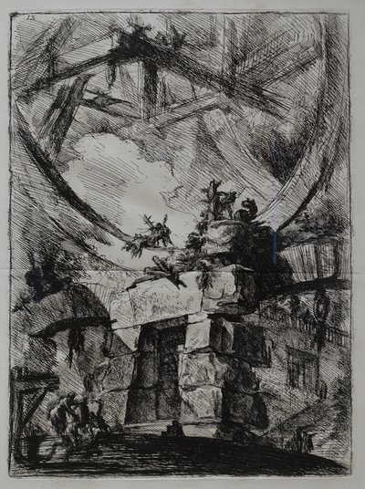 Gigantyczne koło autorstwa Giovanni-Battista Piranesi