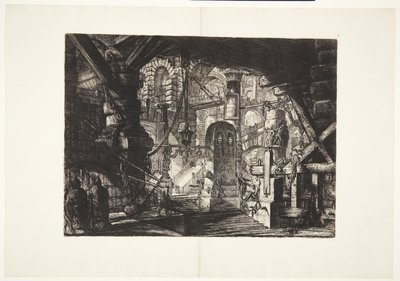 Molo z łańcuchami autorstwa Giovanni Battista Piranesi