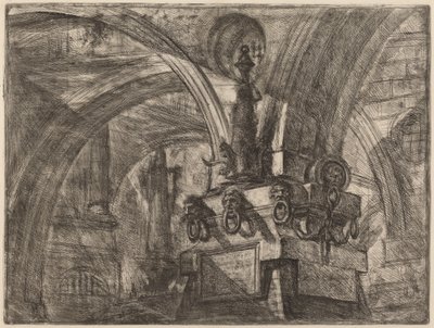 Molo z lampą autorstwa Giovanni Battista Piranesi
