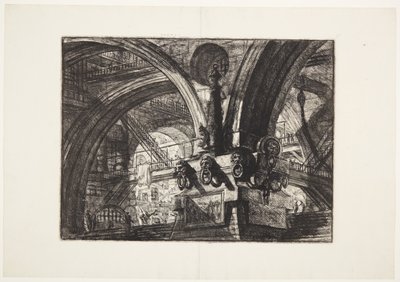Molo z lampą autorstwa Giovanni Battista Piranesi