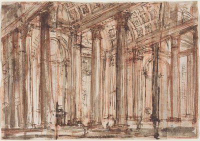 Portyk Panteonu autorstwa Giovanni Battista Piranesi