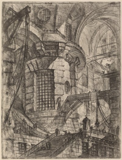 Okrągła Wieża autorstwa Giovanni Battista Piranesi