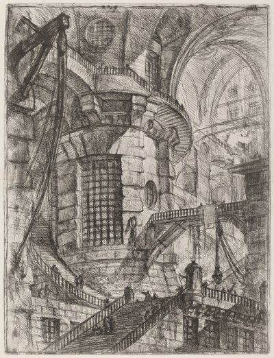 Okrągła Wieża autorstwa Giovanni Battista Piranesi