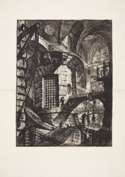 Okrągła Wieża autorstwa Giovanni Battista Piranesi