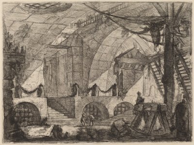Koń piły autorstwa Giovanni Battista Piranesi