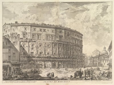 Teatr Marcellusa Teatr Marcellusa, ca. 1757. autorstwa Giovanni Battista Piranesi