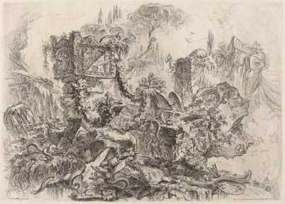 Grób Nerona autorstwa Giovanni Battista Piranesi