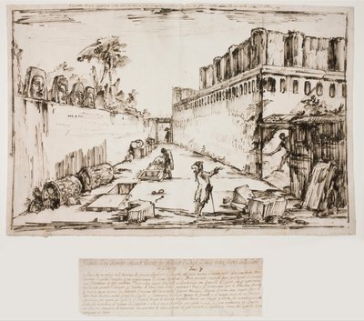 Das Grab der Istacidi, Pompeji von Giovanni-Battista Piranesi