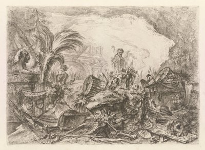 Łuk Triumfalny z Grotteschi (Grotesques) autorstwa Giovanni-Battista Piranesi