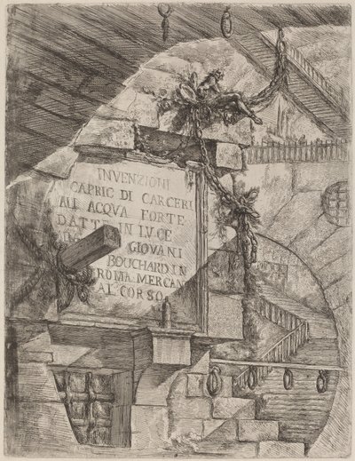 Tabliczka tytułowa autorstwa Giovanni Battista Piranesi