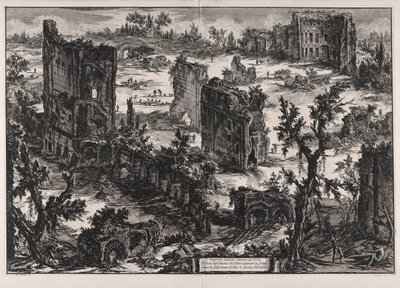 Veduta delle Terme di Tito (Widok Łaźni Tytusa), z Vedute di Roma (Widoki Rzymu) autorstwa Giovanni Battista Piranesi