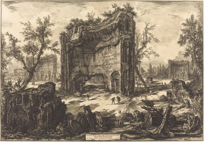 Widok ... Term Tytusa autorstwa Giovanni Battista Piranesi
